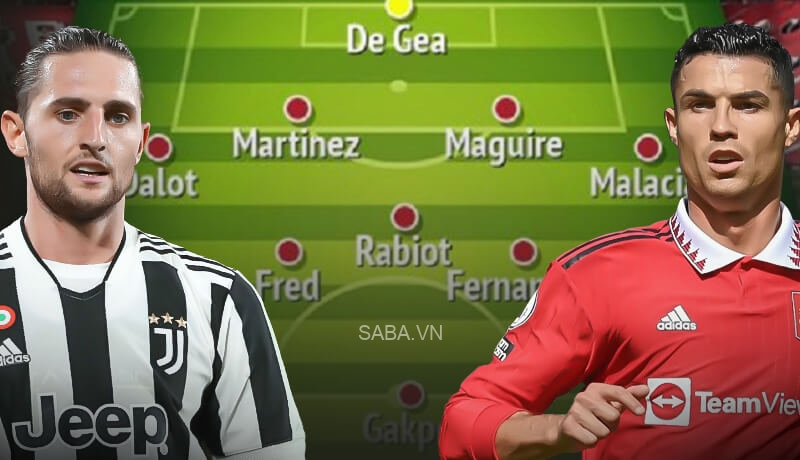 Dự đoán đội hình Man United với Adrien Rabiot và người thay Ronaldo