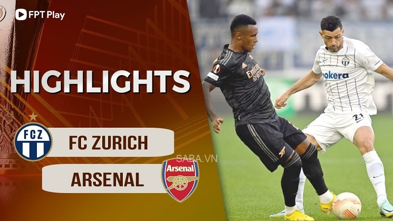 Zurich vs Arsenal, vòng bảng Europa League 2022/23