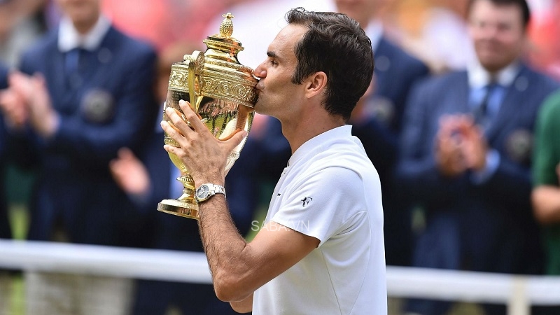 Federer là tay vợt đầu tiên giành 8 danh hiệu Wimbledon trong lịch sử