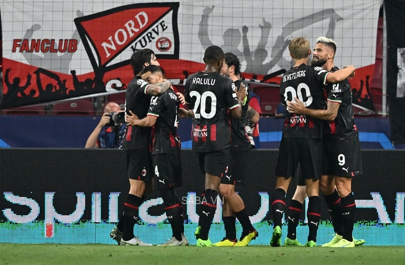 AC Milan chật vật có điểm ngày ra quân trên sân RB Salzburg