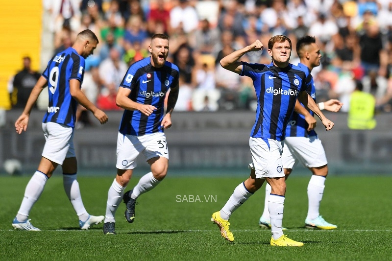 Inter có bàn mở tỷ số nhờ siêu phẩm của Barella