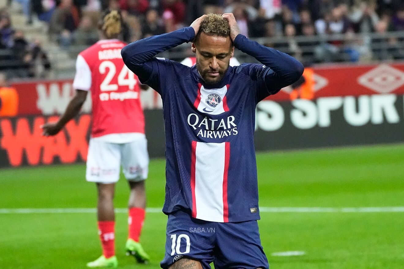 Neymar bỏ lỡ cơ hội giúp PSG giành 3 điểm