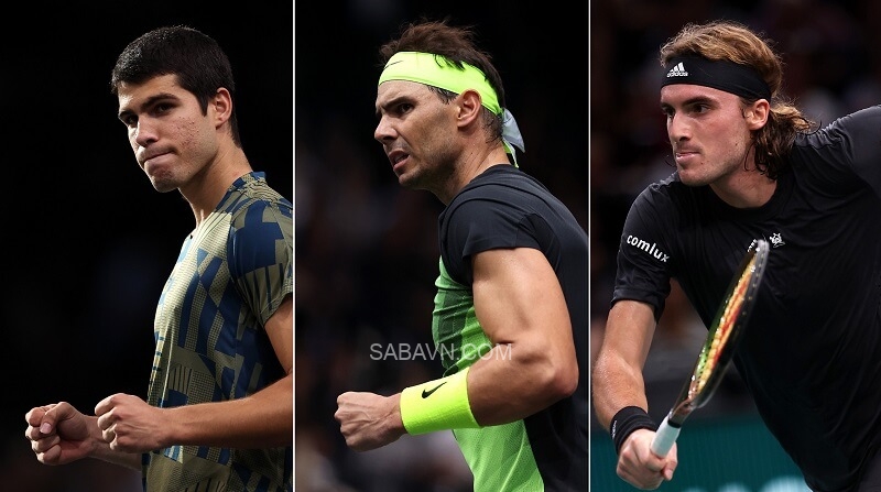 Alcaraz – Nadal – Tsitsipas: Ai sẽ trở thành tay vợt số 1 thế giới năm 2022?