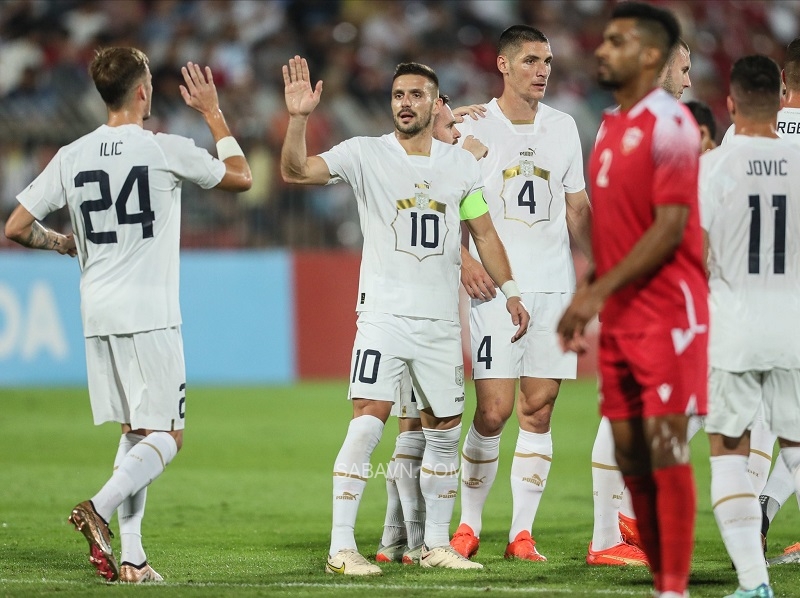 Thắng dễ Bahrain, Serbia sẵn sàng cho trận mở màn gặp Brazil