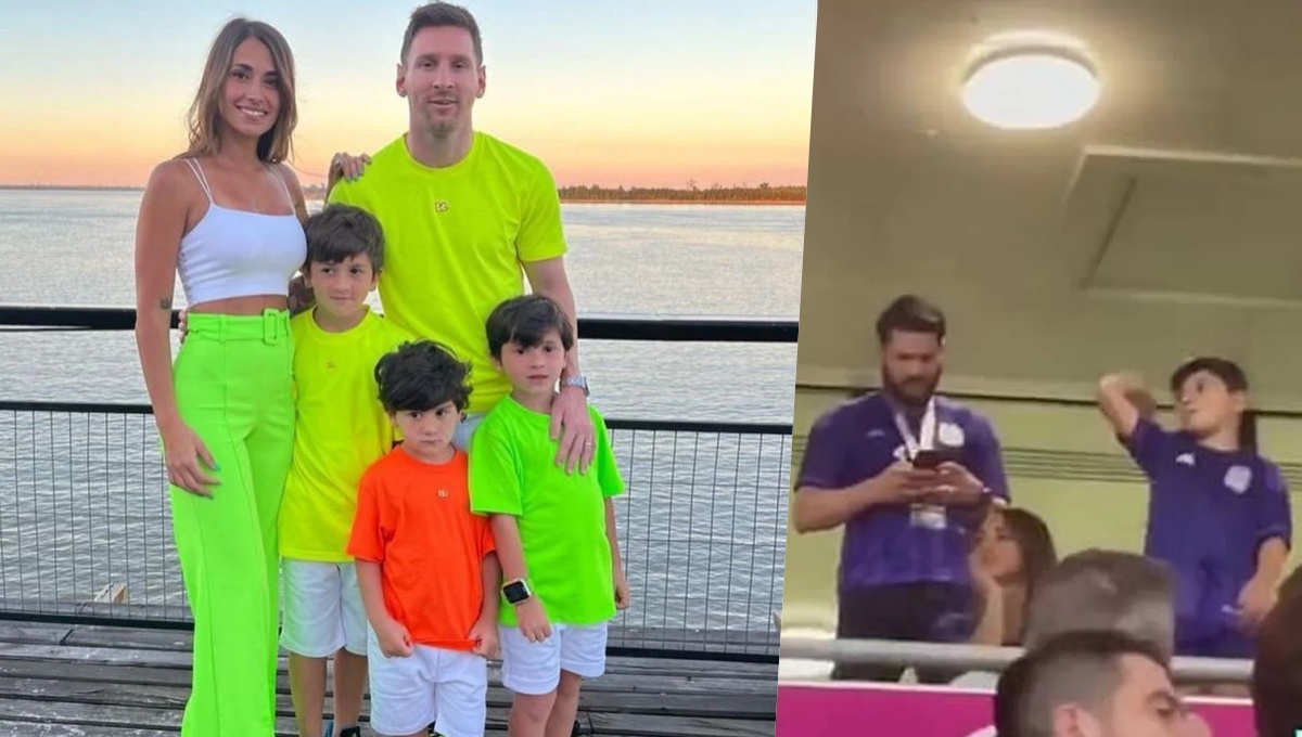 Con trai Messi ném kẹo ăn dở vào CĐV ở World Cup