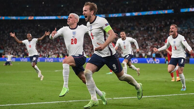 Harry Kane hạ gục Đan Mạch tại bán kết Euro 2020