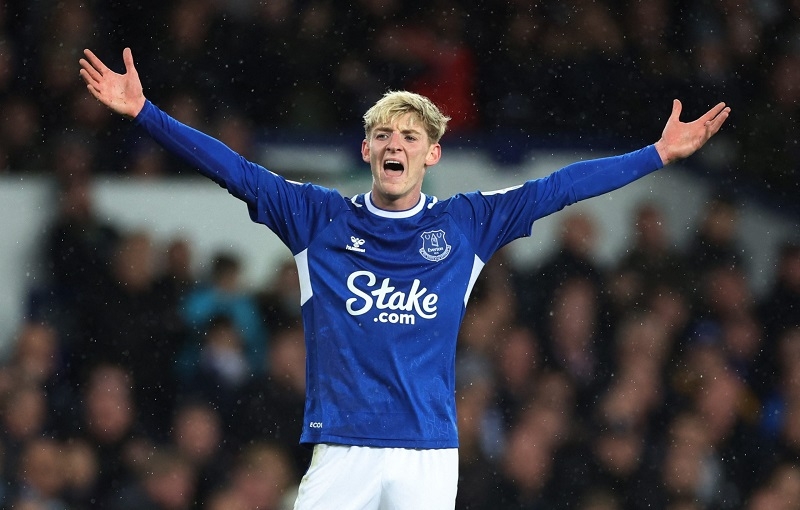 Gordon là điểm sáng hiếm hoi trong mùa giải thất bại của Everton