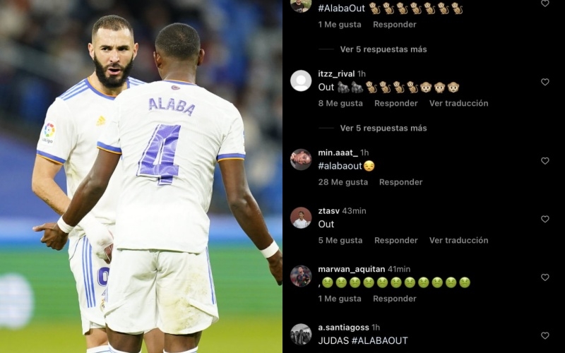 Alaba bị CĐV Real tấn công, Benzema ngầm chỉ trích