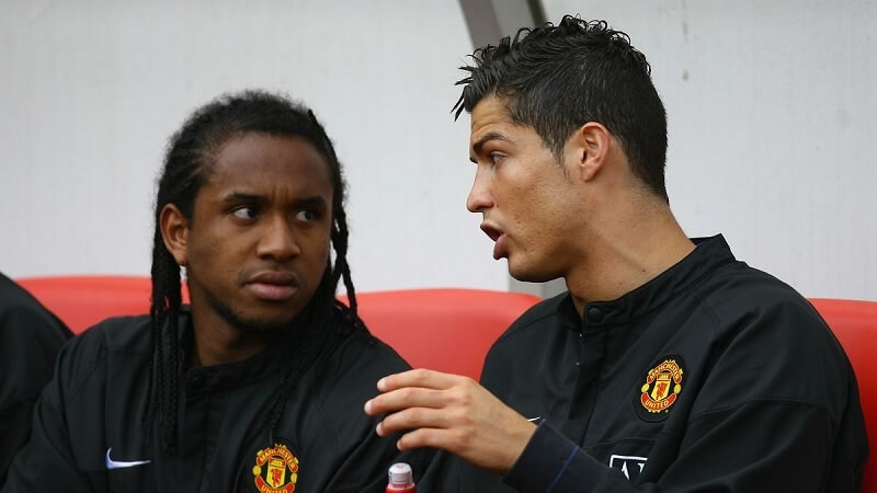 Anderson từng thi đấu bên cạnh Cristiano Ronaldo tại Man United