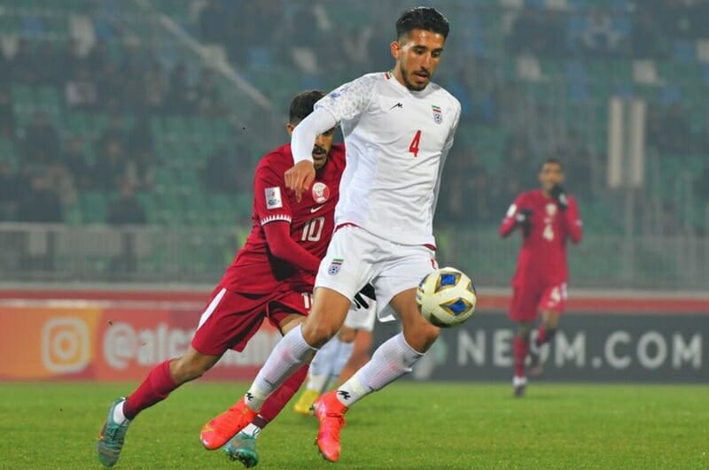 U20 Qatar may mắn khi chỉ thua tối thiểu trước U20 Iran