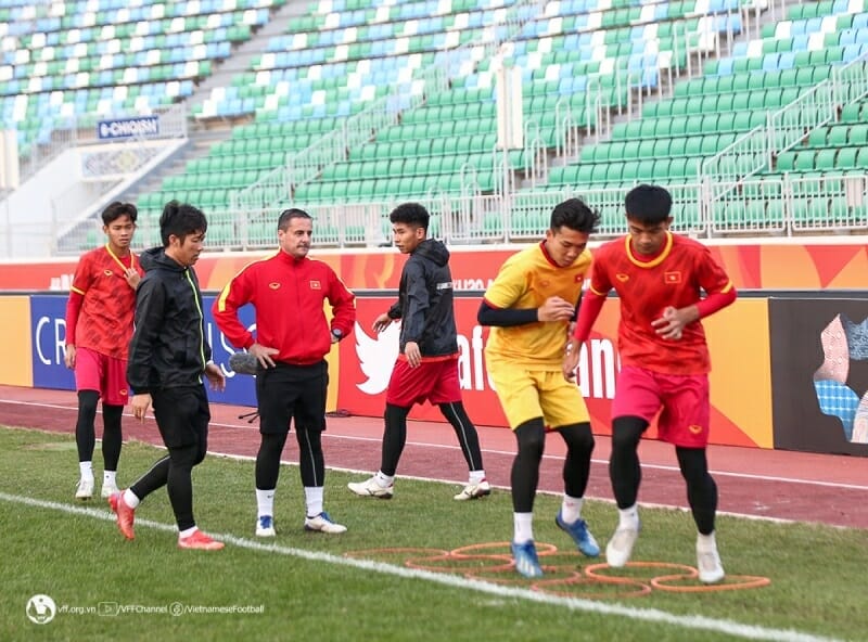 U20 Việt Nam sẽ bảo toàn ngôi nhất bảng nếu có điểm trước U20 Iran (Ảnh: VFF)