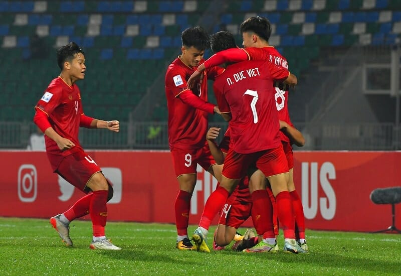 U20 Việt Nam giành chiến thắng đầy cảm xúc
