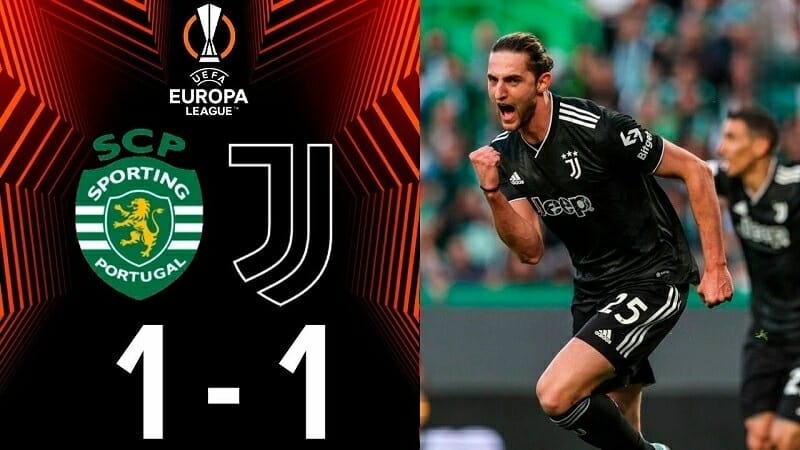 Sporting Lisbon vs Juventus, tứ kết lượt về Europa League 2022/23