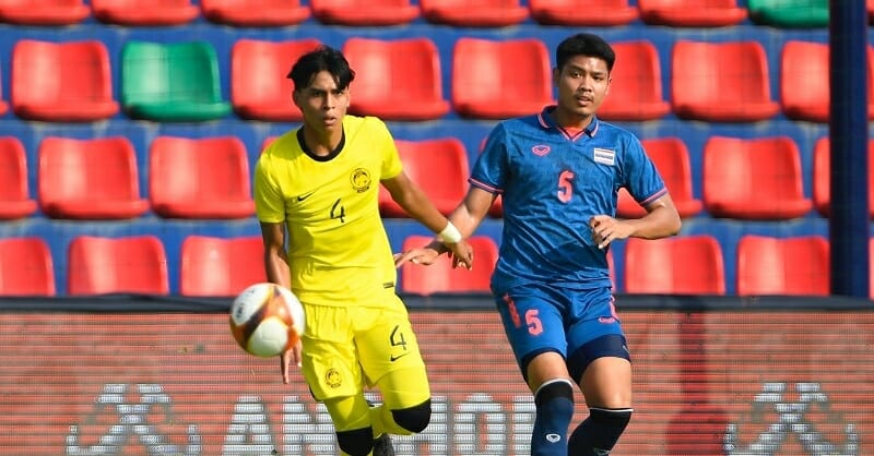 Sau SEA Games 32, Thái Lan và Malaysia lại nằm cùng bảng ở một giải đấu trẻ
