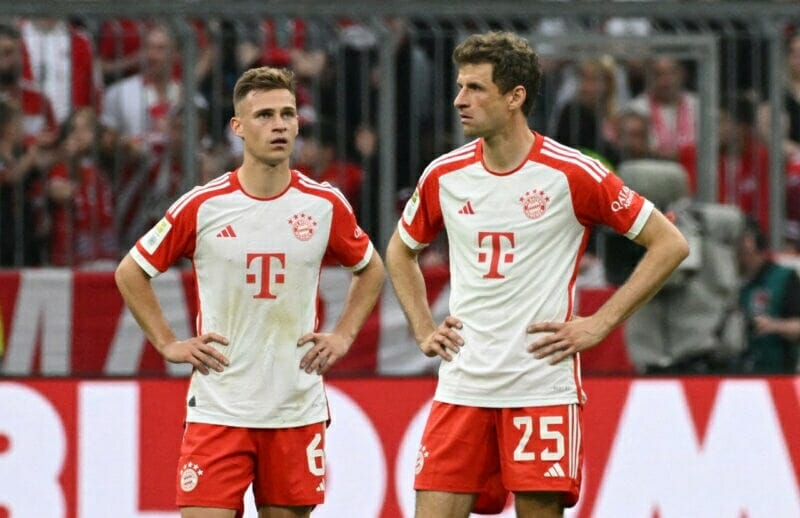 Bayern Munich đứng trước nguy cơ mất ngôi vương sau 10 năm 