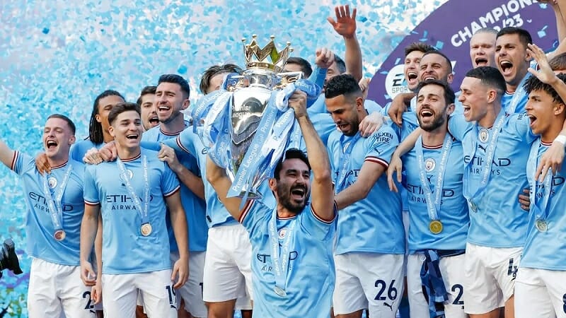 Man City lên ngôi vô địch lần thứ 3 liên tiếp