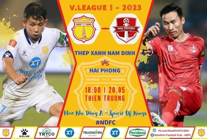 Không khí V-League quay lại (Ảnh: Fanpage CLB Nam Định)