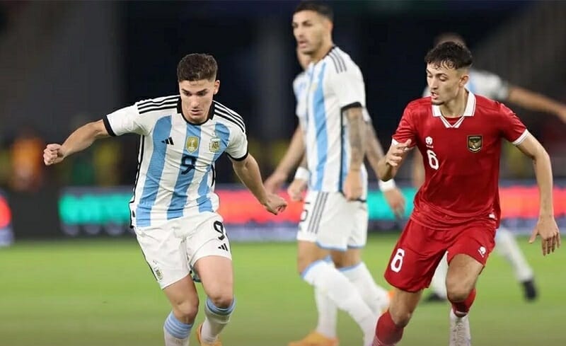 Kết quả bóng đá Indonesia vs Argentina: Không Messi, đội khách vẫn dễ dàng chiến thắng