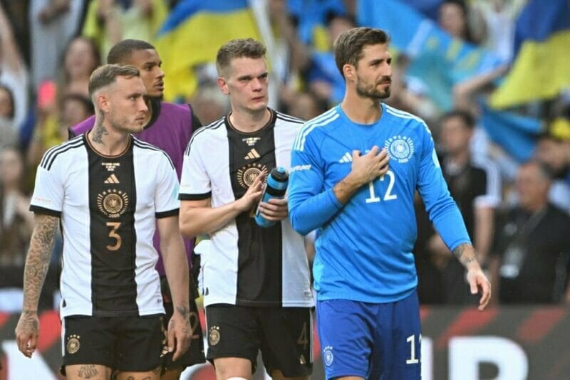 Kết quả bóng đá Đức vs Ukraine: 2 đội hòa nhau trong cơn mưa bàn thắng