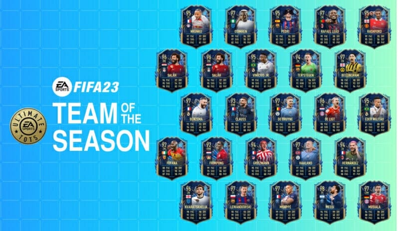 FIFA 23 công bố đội hình hay nhất mùa: Man City chỉ có 2 cầu thủ