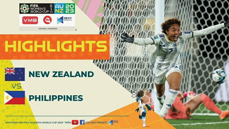 New Zealand vs Philippines, vòng bảng World Cup nữ 2023