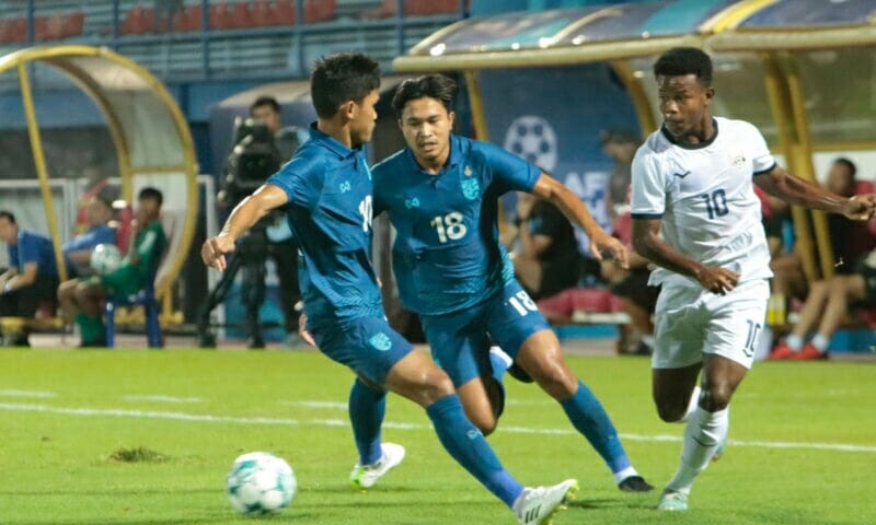 U23 Thái Lan toàn thắng ở vòng bảng (Ảnh: Thethao247)