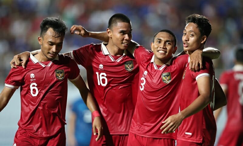 Các cầu thủ trẻ Indonesia gây tiếng vang (Ảnh: VOV)