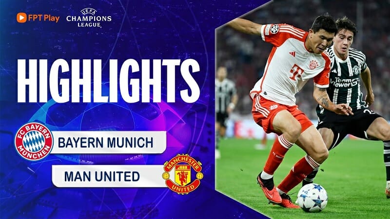 Bayern Munich vs Man United, vòng bảng Champions League 2023/24