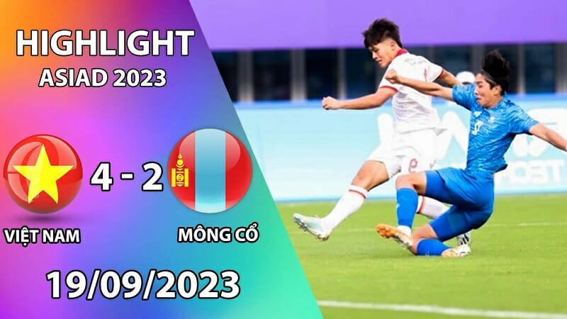 Olympic Việt Nam vs Olympic Mông Cổ, vòng bảng ASIAD 19