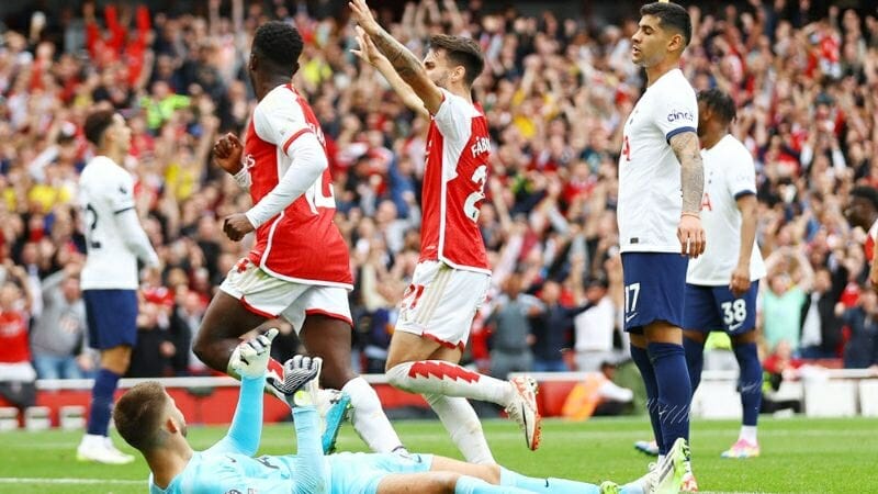 Kết quả bóng đá Arsenal vs Tottenham: Romero 'báo' nhà 2 lần, Pháo Thủ vẫn không thể giữ 3 điểm