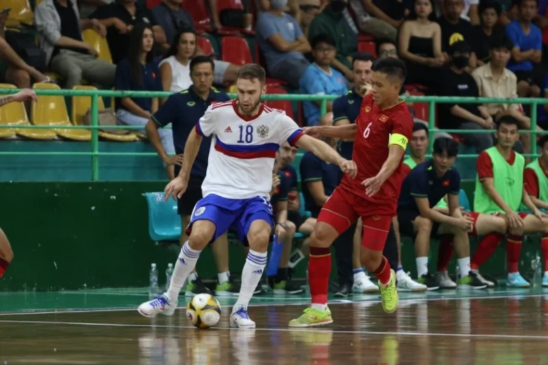 ĐT Futsal Việt Nam thi đấu với sự quyết tâm cao độ