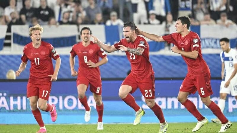 Kết quả bóng đá Đan Mạch vs Phần Lan: Sao Tottenham lập đại công, đội khách vươn lên đầu bảng