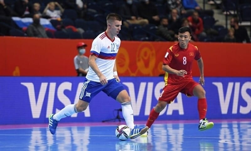 Futsal Nga từng đánh bại futsal Việt Nam tại World Cup 2021. Nguồn: Vietnamnet.