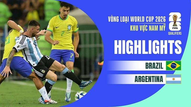 Highlights Brazil vs Argentina, vòng loại World Cup 2026