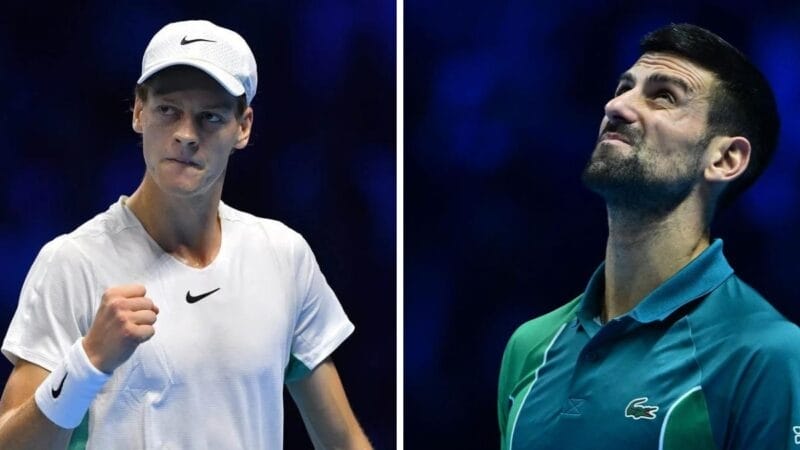 Jannik Sinner giúp Djokovic vào bán kết ATP Finals 2023