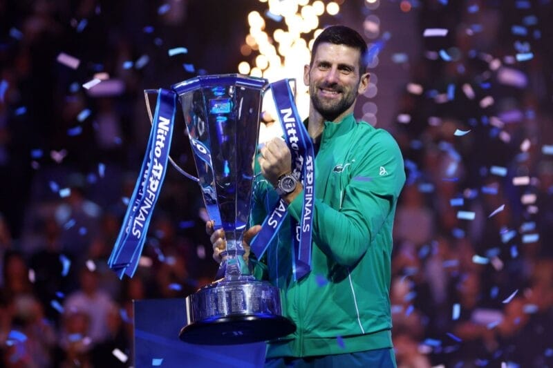 Thắng áp đảo Sinner, Novak Djokovic lần thứ 7 lên ngôi tại ATP Finals