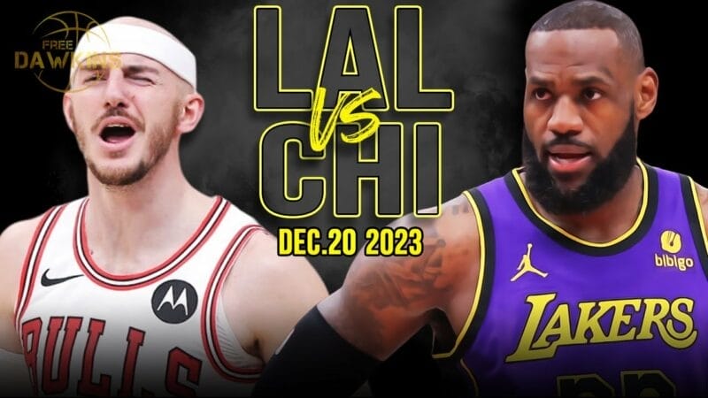 Highlights Bulls vs Lakers, NBA 2023/24