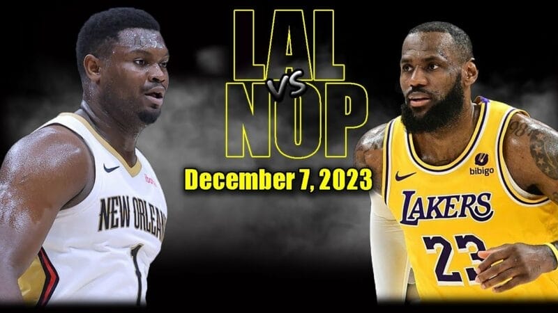 Highlights Lakers vs Pelicans, NBA 2023/24