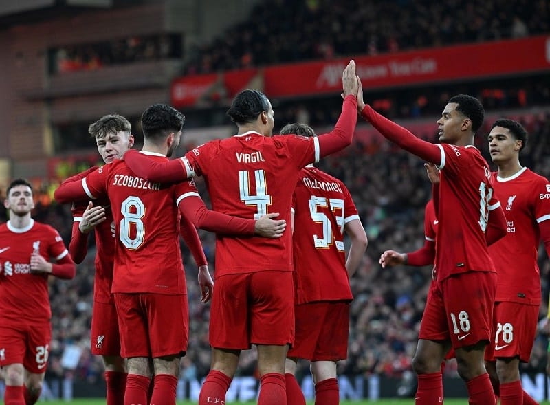 Kết quả bóng đá Liverpool vs Norwich: The Kop thắng dễ dù vắng Salah