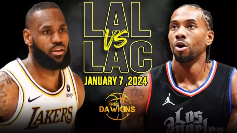 Highlights Lakers vs Clippers, NBA 2023/24