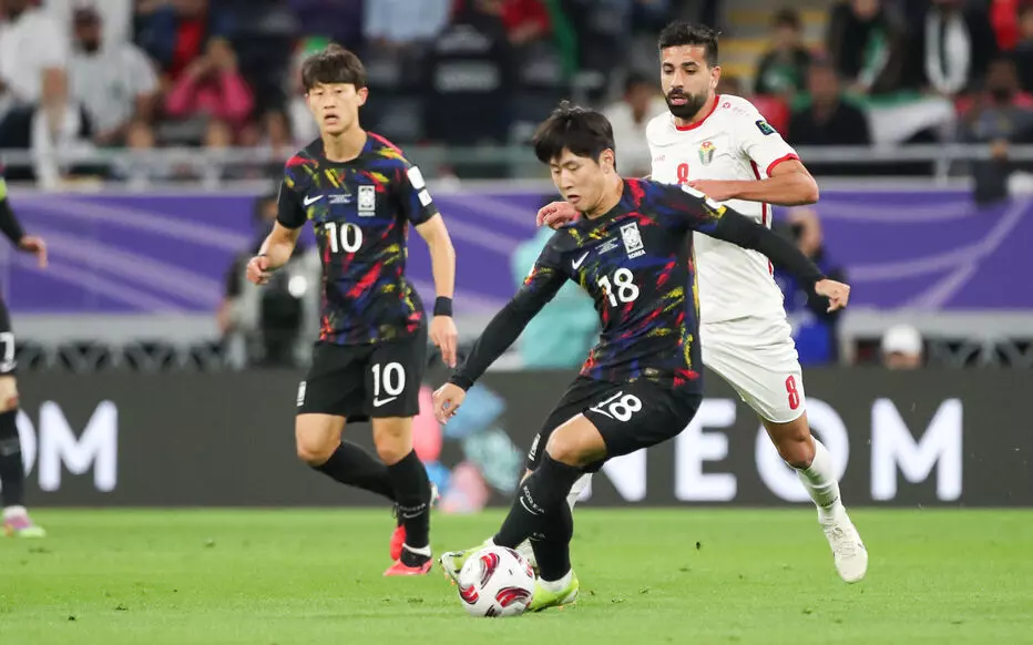 Lee Kang In có 3 bàn tại Asian Cup năm nay