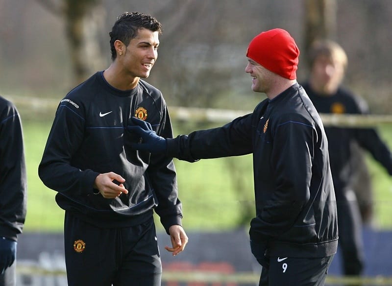 Ronaldo cùng Rooney thi đấu ăn ý tại Man United.