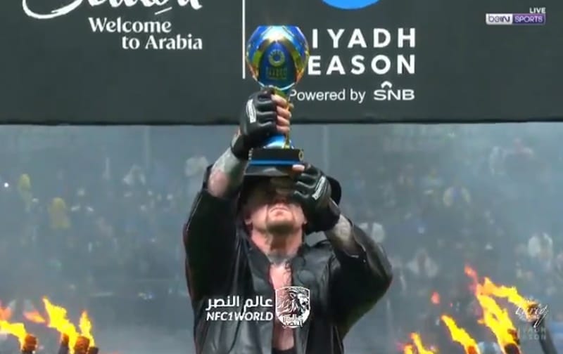 The Undertaker xuất hiện tại Ả Rập.