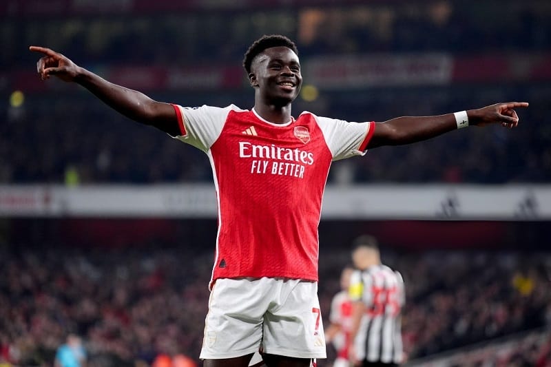 Bukayo Saka: Chìa khóa để Arsenal cạnh tranh danh hiệu